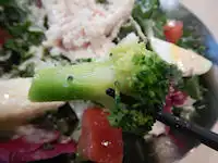 ガスト 蒸し鶏とケールのサラダ