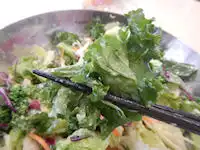 ガスト 蒸し鶏とケールのサラダ