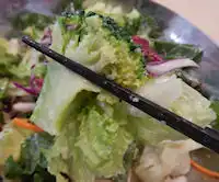 ガスト 蒸し鶏とケールのサラダ