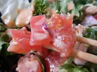 ガスト 蒸し鶏とケールのサラダ