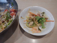 ガスト 海老とフルーツのサラダ