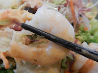 ガスト 海老とフルーツのサラダ